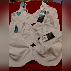 4 Bali Women’s Underwire Bra – Style 3385 – White – Size 36G NWT